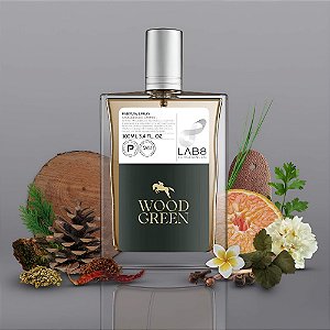 Perfume Masculino Lab 8 Wood Green 100 ml Parfum 26% Essência LAB8