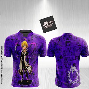 Camisa Geek  Meliodas 7 Pecados Capitais Nanatsu Taizai Gk10