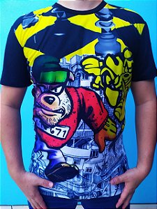Camiseta Long Line de Quebrada Várias Estampas Maloka Coringa Favela Metralhas Tio Patinhas Chora Agora Ri Depois LL107