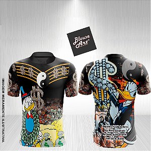 Camiseta de Quebrada Tio Patinhas QB10 Cifrão Diamantes Tony Country Frase de Favela