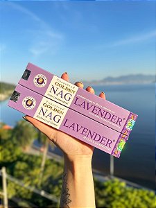 Incenso Massala Lavanda - Golden Nag