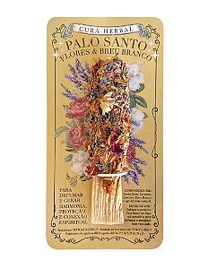 Palo Santo com Flores e Breu Branco - Cura Herbal