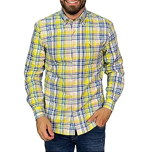 CAMISA POLO RALPH LAUREN OXFORD AMARELA