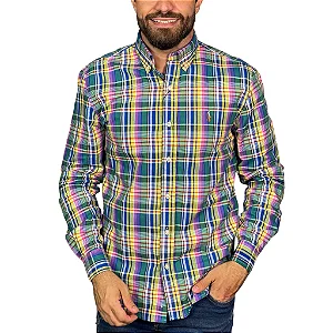 CAMISA POLO RALPH LAUREN OXFORD VERDE