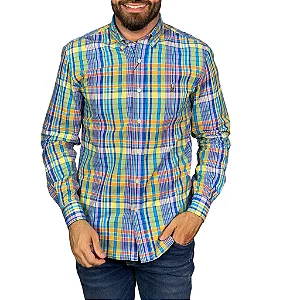 CAMISA POLO RALPH LAUREN OXFORD AZUL