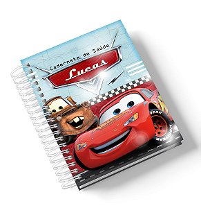 Caderneta de Saúde Carros Relâmpago McQueen (Personalize com o nome)
