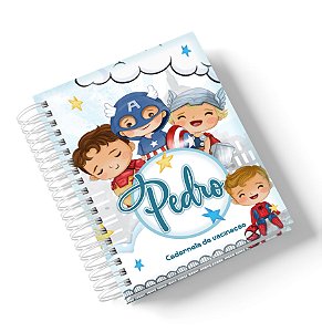 Caderneta de Saúde Heróis (Personalize com o nome)