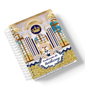 Caderneta de Saúde Príncipe Urso (Personalize com o nome)