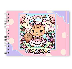 Livro de Colorir Capivara (Personalize com o nome)