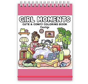 Livro de Colorir Girl Moments (Personalize com nome)