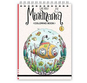 Livro de Colorir Gabi Wolf Minimania (Personalize com nome)