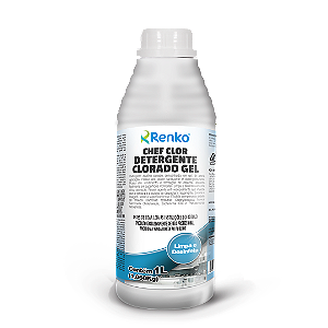 Chef Clor Detergente Clorado Gel - 1 Litro