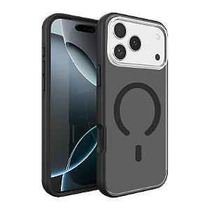 Capa Brave MagSafe iPhone 17 Pro | 17 Pro Max Preta OBLI*