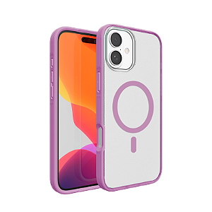 Capa Brave MagSafe iPhone 17 Roxa OBLI*
