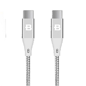 CABO NYLON BLIZ 1,2MT TIPO C - TIPO C BRANCO