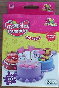 Massinha de Modelar Divertida - Kit Festa