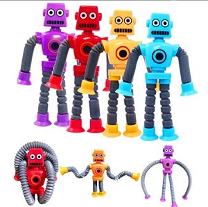 Brinquedos Flexíveis com Ventosas
