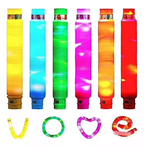 Poptube Fidget Toys com LED