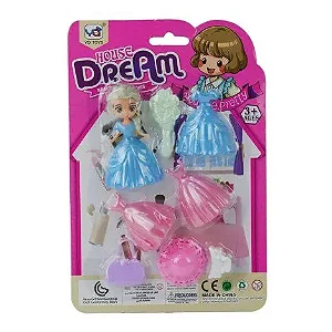 Boneca Princesa com Acessórios House Dream - ATTIC