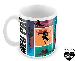 Caneca Meu Pai Meu Herói com foto Caneca Meu Pai Meu Herói com foto