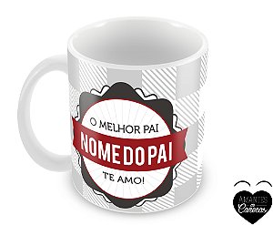 Caneca Melhor Pai do Mundo Te Amo com foto Caneca Melhor Pai do Mundo Te Amo com foto