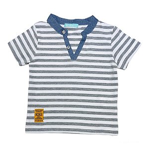 Camiseta Infantil Menino Listras