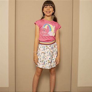 Conjunto Infantil Menina Unicórnio