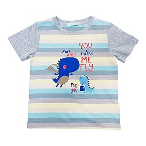 Camiseta Infantil Menino Dinossauro