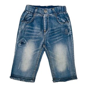 Bermuda Infantil Menino Jeans Kiki