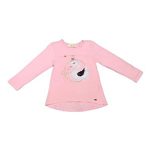 Blusa Infantil Menina Cisne Mily