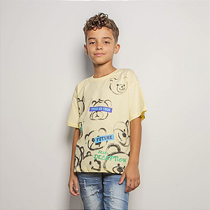 Camiseta Infantil Menino Urso