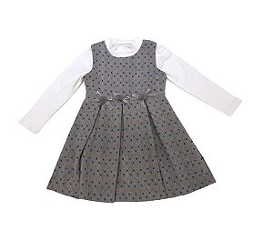 Vestido Pompom Infantil Menina