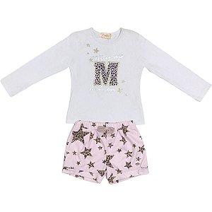 Conjunto Infantil Menina Animal Print