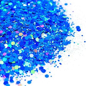 Glitter Hexágono Holográfico Atlantis - 7g