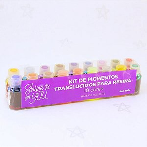 Kit de Pigmentos Líquidos - 18 Cores