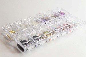 Kit Glitter Nail - 12 Cores