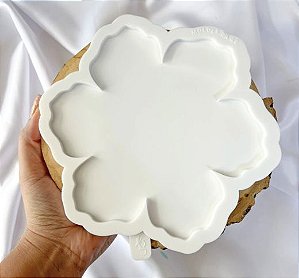 Molde Bandeja Flower Grande 17cm