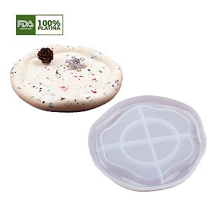 Molde de Silicone - Bandeja Geodo Formato 1