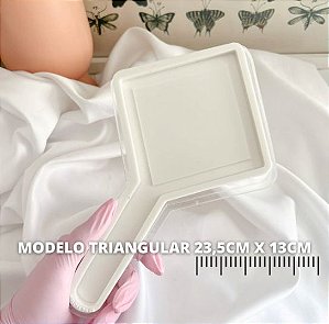 Molde Espelho Triangular 23,5 cm x 13 cm