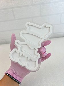 Molde Presilhas Gatinhos 6,7cm