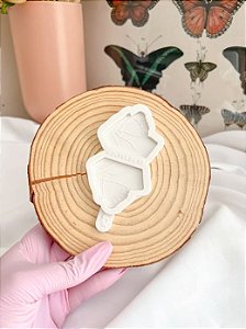 Molde Silicone Resina Afeto (Mão e Pezinho)  4cm x 5cm