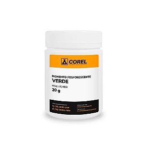 Pigmento Fosforescente Verde em Pó - 20g