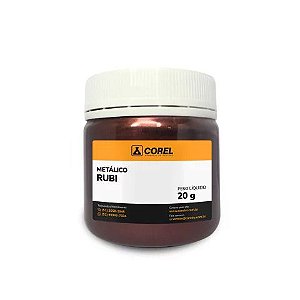 Pigmento Metálico Rubi em Pó - 20g
