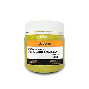 Pigmento Perolado Amarelo em Pasta - 50g