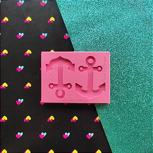 Molde Dupla Âncora 6,5 x 4,5cm