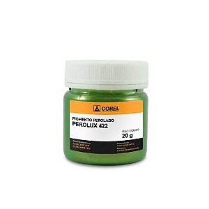 Pigmento Perolado Perolux 422 Verde Claro em Pó - 20g