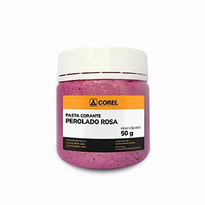 Pigmento Perolado Rosa em Pasta - 50g