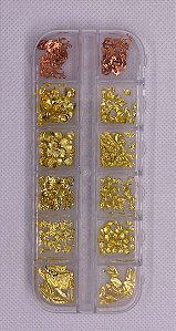 Kit Aplique Fundo do Mar Cores Variadas - 12 Unidades