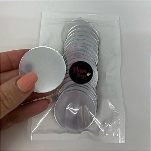 Kit espelhos Redondo 4cm - 20 Unidades