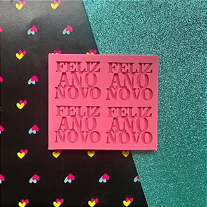 Molde Aplique/Pingente Feliz Ano Novo
